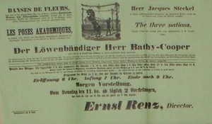 1865 The Lion Tamer Mr Bathy Cooper - Picture 1 of 1