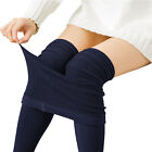 Fleece Pantyhose Stretchy Cold Resistant Women Winter Fleece Lined Solid Color