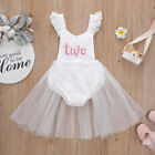 Newborn Baby Girl Clothes Infant Romper Two Lace Dress Outfits Jumpsuit Skirts
