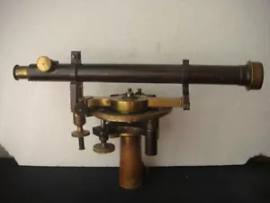 RRR SELTEN Antik Vintage Messing Theodolite - Bild 1 von 12
