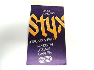 "Styx" WPLJ Radio Concert Sticker February 6th, 1980 MSG/Mint - Picture 1 of 3