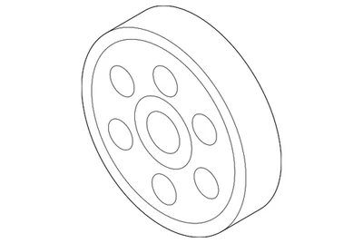 Amortecedor de eixo de transmissão Volkswagen genuíno 5Q0-521-127 - Imagem 1 de 3