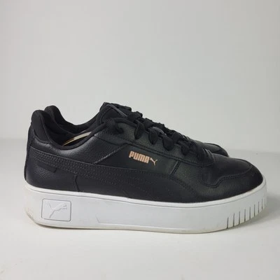 Puma Carina Black Womens Trainers Sports Shoes UK 8 EU 42 US 10.5 SKU 24 - Image 1 of 4