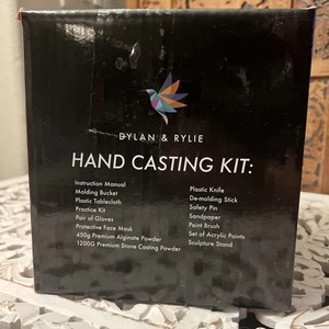 Hand Casting Kit For Couples Friends Family with Instructions Create A Sculpture - Picture 1 of 3