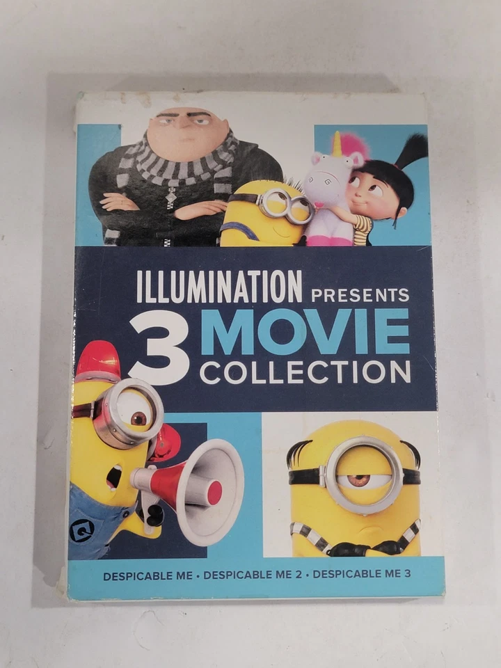 Minions DVDs 3 Movie Collection - Despicable Me 1, 2, & 3 - Gru, Minion DVD - Image 1 of 4