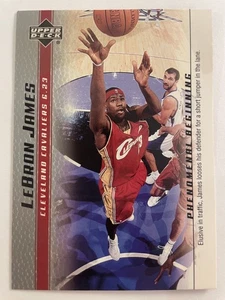 2003-04 Upper Deck Phenomenal Beginning Lebron James Rookie Card #6 - Picture 1 of 2