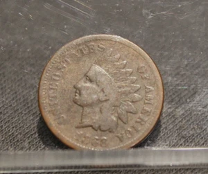 1868 INDIAN HEAD CENT PENNY.  BOLD DATE.  GOOD - Picture 1 of 7
