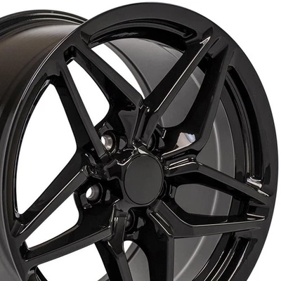 17" Gloss Black Wheel for 1993-2002 Pontiac Firebird - RVO1627 - Image 1 of 4