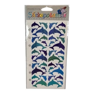 Stickopotamus Dolphins Prisma Pegatinas Selladas Carpeta Listo - Imagen 1 de 3