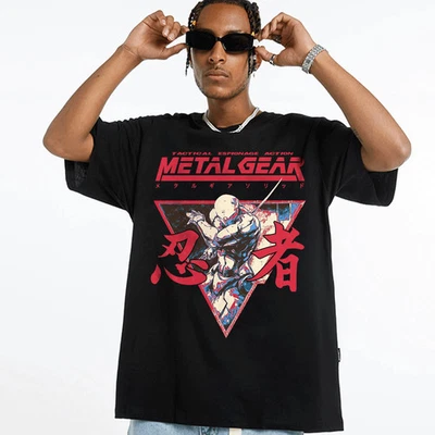 Anime Metal Gear Archive Black T Shirt Size S - 5XL - Image 1 of 4