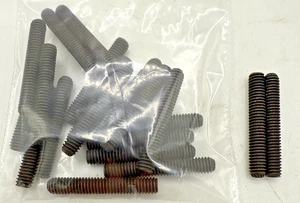 M4 25mm Steel DIN 914 45H Hex Socket Knurl Cup Grub Set Screws x 20 - Picture 1 of 2