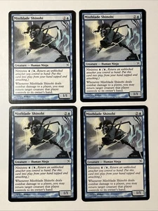MTG Magic: Betrayers of Kamigawa: Mistblade Shinobi #43/165 - Play Set Of 4 - Bild 1 von 3