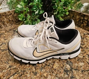 Nike Dual Fusion Shoes Men's Size 13 Sneakers White~Yellow Trainers - Picture 1 of 6