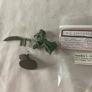 Sandra Garrity Dragon Blood Outlaw Queen Verde 2007 Original Escultura Miniatura - Imagen 1 de 5