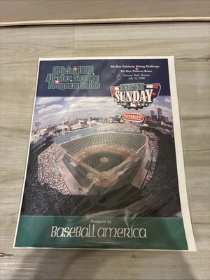 Official MLB All Star Sunday Program Guide Fenway Park Boston Red Sox 7/11/99 - Image 1 of 4