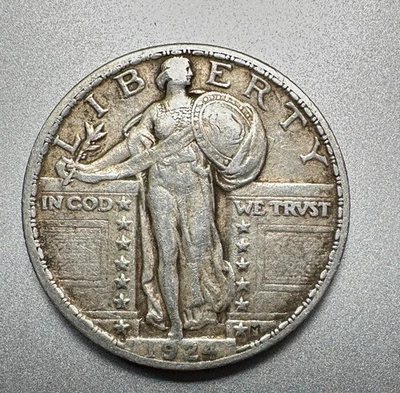 1924 STANDING LIBERTY QUARTER    NICE DETAIL  BETTER DATE  #9643 - Image 1 of 2