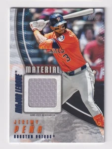 2025 Topps MAJOR LEAGUE MATERIAL JUEGO RELIQUIA USADA #MLM2-JP JEREMY PENA Astros - Imagen 1 de 2