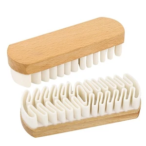 Spazzola per pulizia in camoscio nabuk spazzola per camoscio scarpe scamosciate spazzola per scarpe - Foto 1 di 11