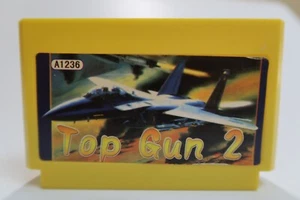 Top Gun 2 - Famiclone 90`s Dendy Famicom 60 pin Nes TV Game cartridge 8 bit - Picture 1 of 3