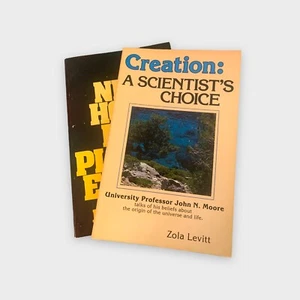 Lot 2 Books Creation - Zola Levity & New Hope For Planet Earth John Haggai - Picture 1 of 7