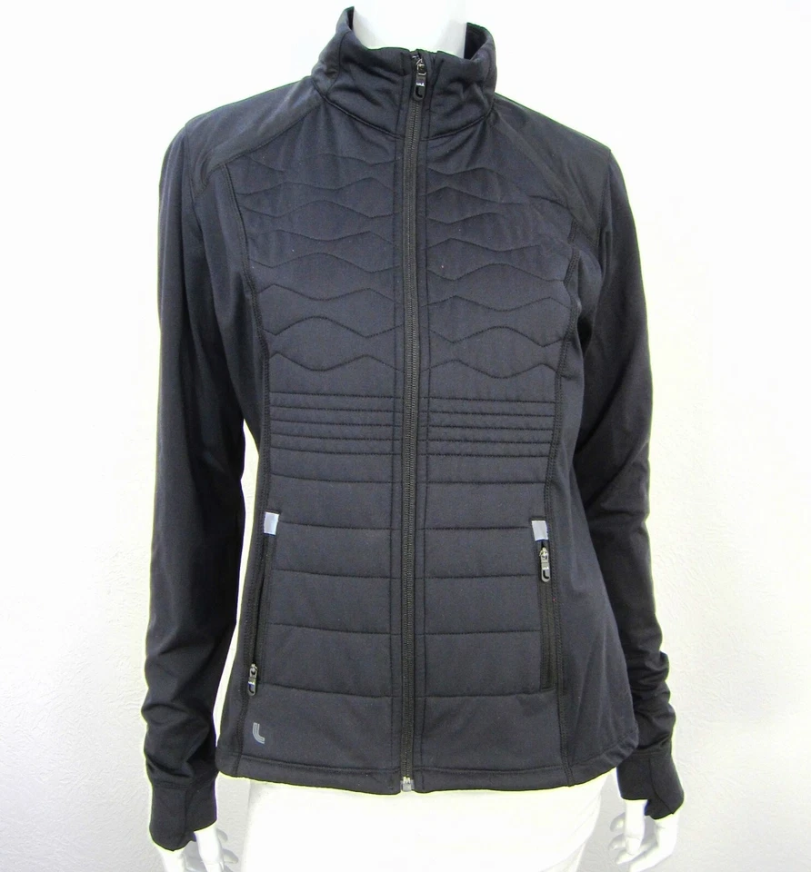 Lolë Manga Larga ACTIVE WEAR TOP CUELLO FALSO TALLA L GRANDE NEGRO CREMALLERA COMPLETA  Foto 1 de 4