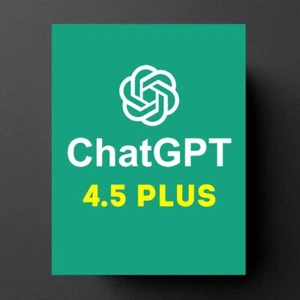 ChatGPT 4.5 PLUS Chat GPT + - Picture 1 of 1