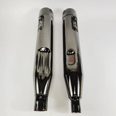 Harley-Davidson M8 2017-24 cromo ahumado CVO rendimiento escape antideslizante 4,5"" Foto 1 de 4