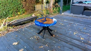 Tisch Kirsche Epoxidharz handgefertigt - Bild 1 von 3