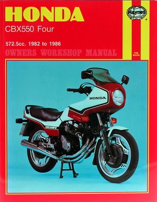 Haynes Workshop Manual For Honda CBX 550 FC 1982 - Image 1 of 2