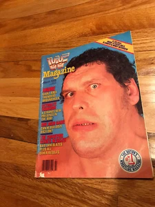 WWF MAGAZINE MARCH 1988 ANDRE THE GIANT WARRIOR SURVIVOR SERIES - Imagen 1 de 8