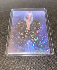 Jani Lane Warrant Custom Holo Refractor Card in Holographic Sparkle Sleeve
