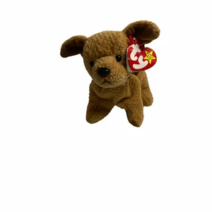 Tuffy Dog Terrier 4ta Generación 1996 Retirado Ty Gorro Bebé Coleccionable Regalos PVC 4108 - Imagen 1 de 4
