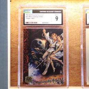 Luke & Leia - The Continuing Success - 1993 Star Wars Galaxy #53 - CGC 9 - Picture 1 of 5