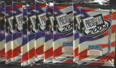 10-2004 National Trading Card Day Set Press Pass FACTORY Wax Packs w/Eli Manning - Image 1 of 2