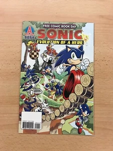 2009 Archie Comics Sonic the Hedgehog Evolution of a Hero FCBD Comic Book - Picture 1 of 2