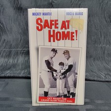 SAFE AT HOME! Mickey Mantle Roger Maris William Frawley VHS Tape Sealed NEW