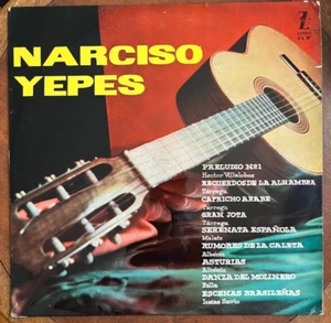 NARZISO YEPES - Narciso Yepes Gitarrist ~ ZAFIRO 57 {nm Orig}. Plays: Fehler - Bild 1 von 4