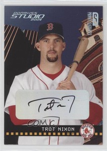 2004 Donruss Studio Private Signings Silver /25 Trot Nixon #39 Auto