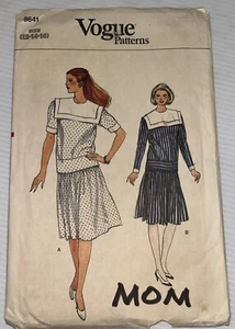 Vintage Sewing Pattern Vogue 8641 Size 12-14-16 Misses Top Skirt - Picture 1 of 5