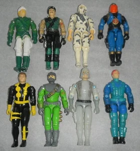 Vintage 1980s 1990s G.I. GI Joe Lot 3.75 ARAH Loose Action Figure Parts Pieces - Picture 1 of 7