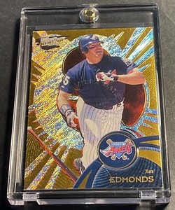 1999 JIM EDMONDS PACIFIC REVOLUTION PREMIERE DATE GOLD FOIL #1  39/49
