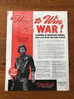 Chinese Soldier and China Help Win the War      WWII Ad,