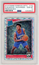 2018-19 Donruss Optic Shai Gilgeous-Alexander Premium Rookie RC #/249 PSA 10 GEM