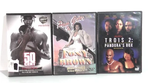 FOXY BROWN/50CENT/TROIS 2: PANDORA'S BOX  -All 3 movies in excellent condition. - Bild 1 von 1