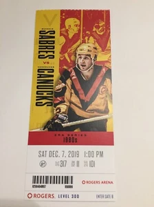 VANCOUVER CANUCKS VS BUFFALO SABRES DECEMBER 7, 2019 TICKET STUB - Picture 1 of 1