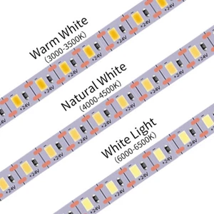 DC24V 2835 LED strip 1 LED Cut super Bright 120LEDs/m Flexible Tape 10M /1roll - Picture 1 of 12