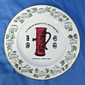 Placa conmemorativa de la Asociación Internacional de Vidrio de Carnaval 1968 - Imagen 1 de 8
