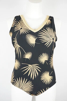 TruYou Badeanzug Größe 44 E - 48 C - 52 D Cup Bademode Schwarz Gold Sommer - Bild 1 von 4