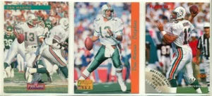 NFL - FOOTBALL INSERT TRADING CARD LOT - DAN MARINO - 3 DIFFERENT CARDS - Picture 1 of 2