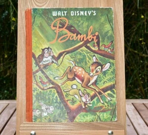 Walt Disney's Bambi Disney Felix Salten early 1940s inscribed 1943 Collins - Picture 1 of 12